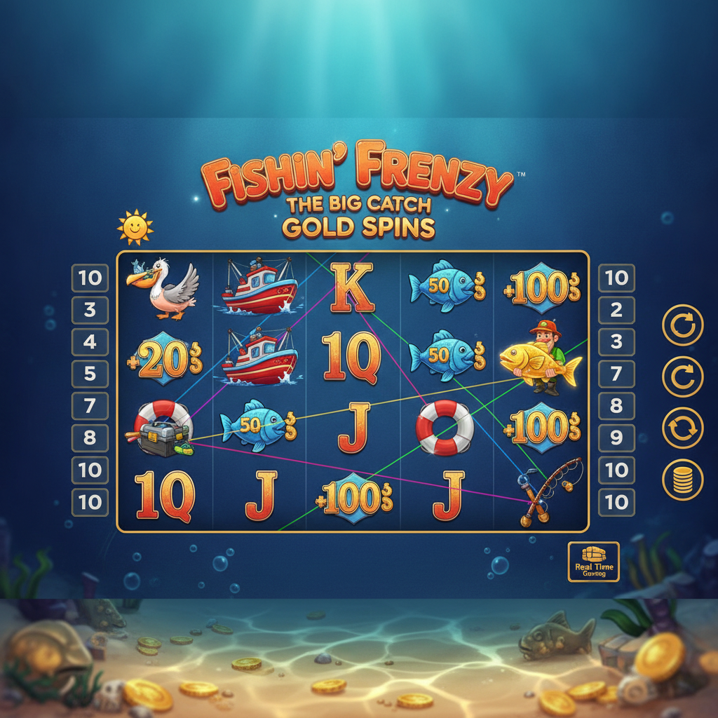 Fishin' Frenzy The Big Catch Gold Spins