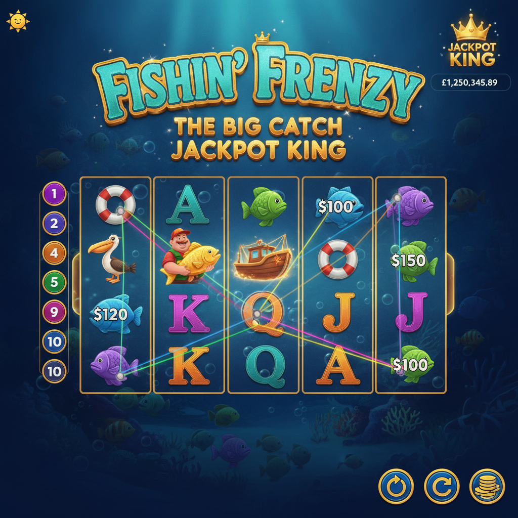 Fishin' Frenzy The Big Catch Jackpot King